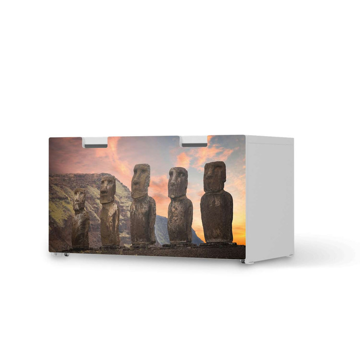 Möbelfolie IKEA Stuva / Malad Banktruhe - Easter Island - CR117309