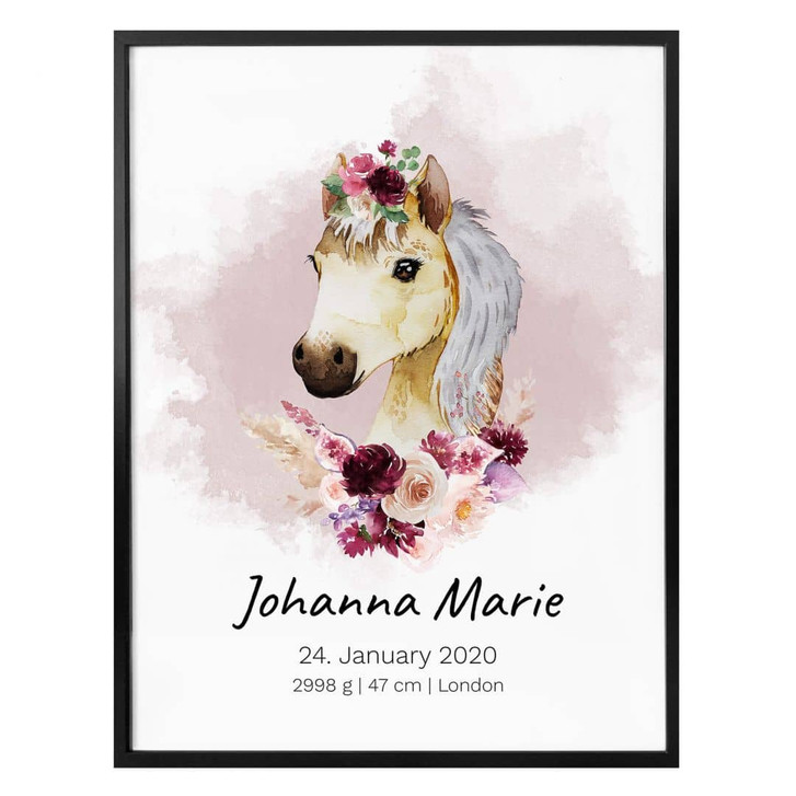Personalisiertes Poster Pony - WA336564