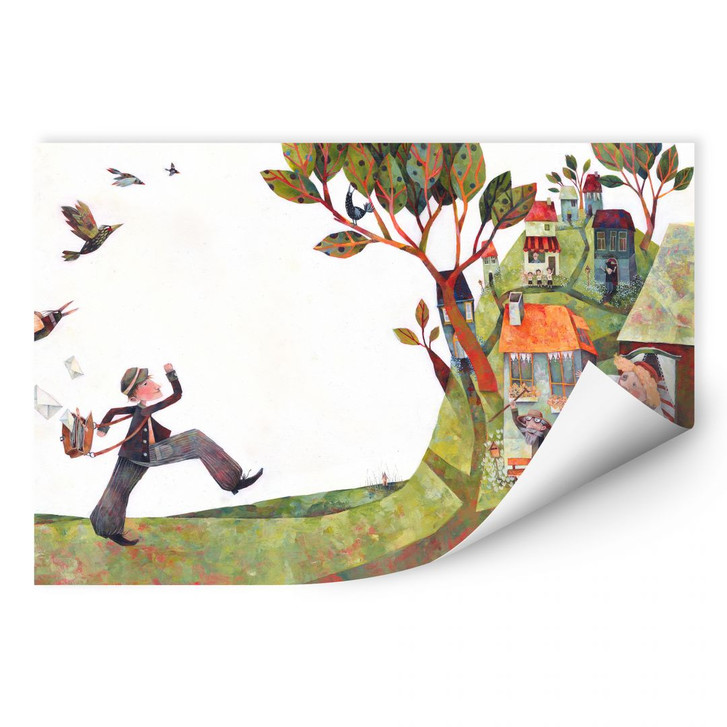 Wallprint Blanz - Der Briefträger - WA181485