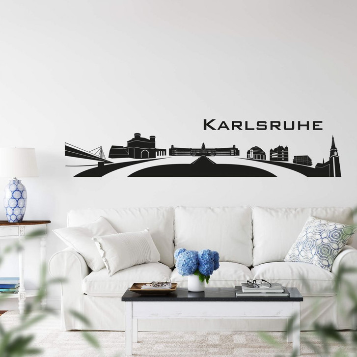 Wandtattoo Karlsruhe Skyline 2 - WA213149