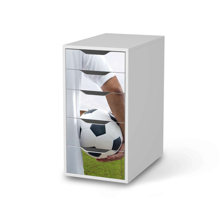Klebefolie IKEA Alex 5 Schubladen - Footballmania - CR109055