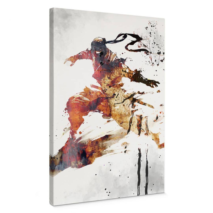 Leinwandbild Fliegender Ninja - Kulik - WA426398