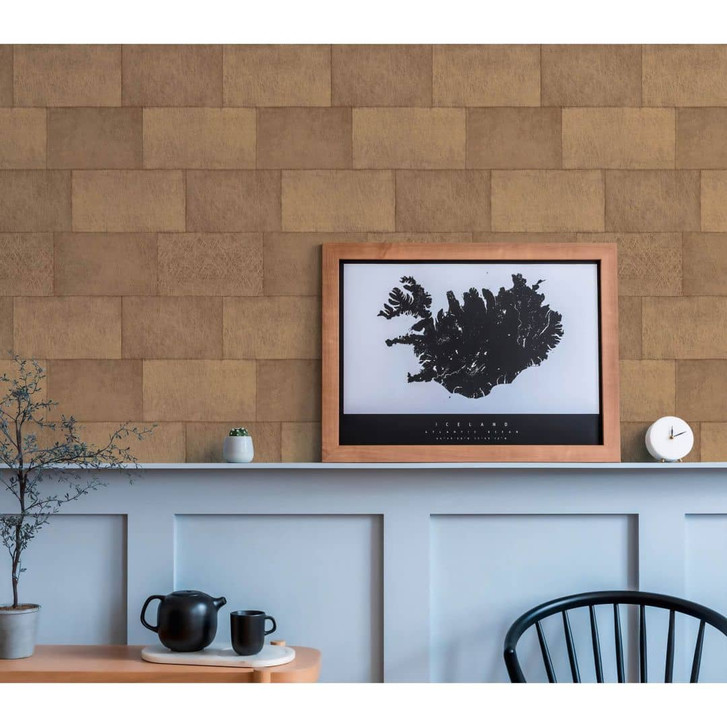 Livingwalls Tapete in Steinoptik Titanium 3 Vliestapete kupfer - WA328154