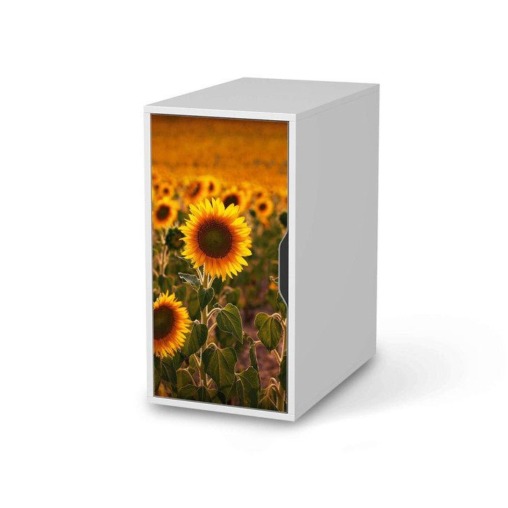 Möbelfolie IKEA Alex Schrank - Sunflowers - CR114360