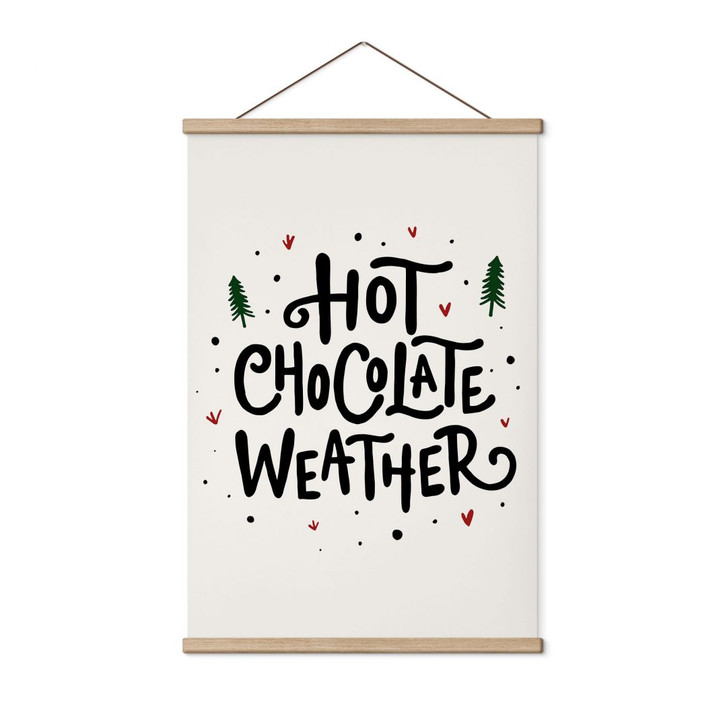 Stoffbild Hot Chocolate Christmas Print - Soley - WA500088