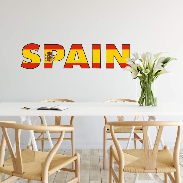 Wandsticker Spain Schriftzug - WA202881