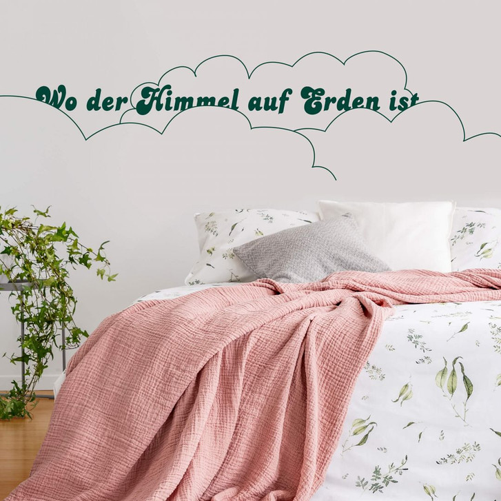 Wandtattoo Wo der Himmel auf Erden ist - WA221610