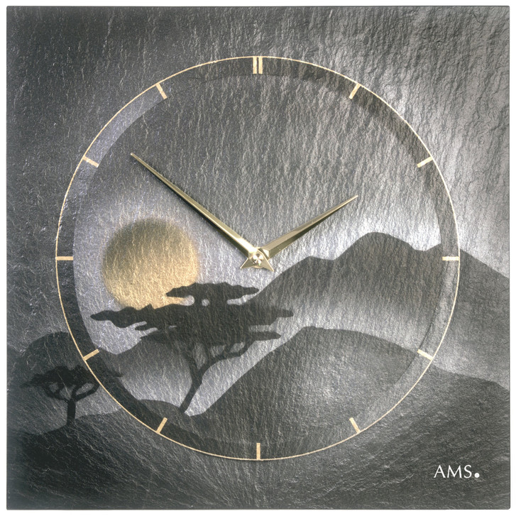 Wanduhr Naturschiefer - UG100482