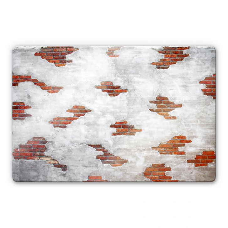 Glasbild Backsteinmauer - WA120630