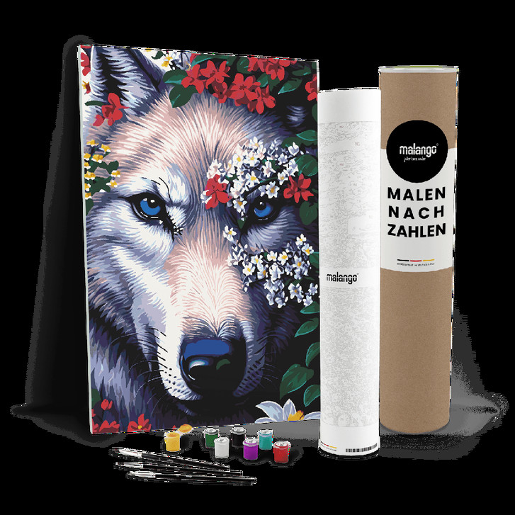 Malen nach Zahlen Leinwandbild - Wolf Winfried - WA447742