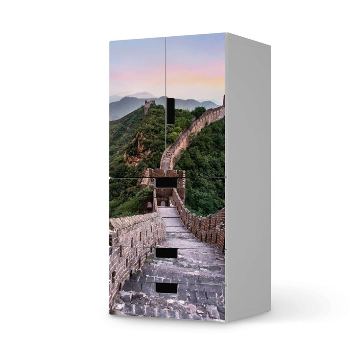 Möbelfolie IKEA Stuva / Malad - 3 Schubladen und 2 kleine Türen - The Great Wall - CR117261