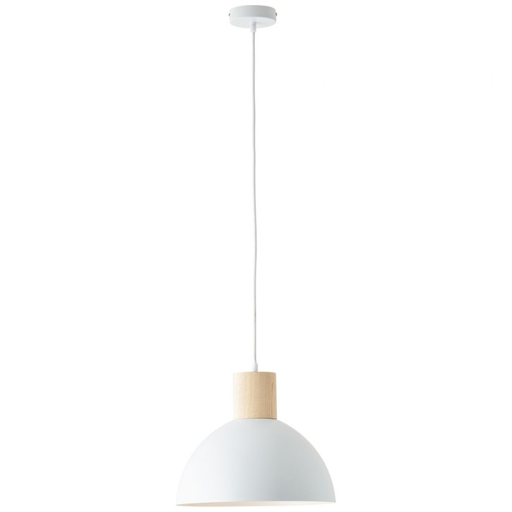 Pendelleuchte Emil, beige, 120 x 34 cm, Holz Pendel-lampe, dimmbar - WA438613