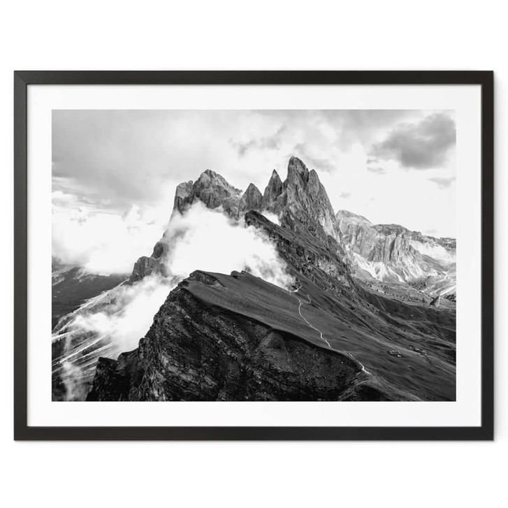 Poster Blick auf die Alpen - Berglandschaft der Dolomiten - WA433311