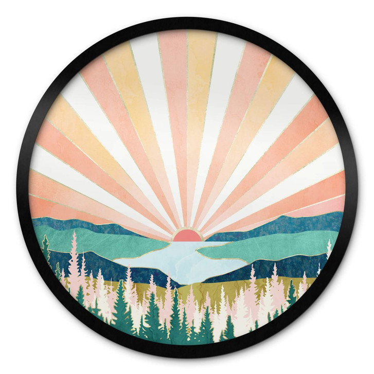 Poster SpaceFrog Designs - Retro Summer - Rund - WA349969