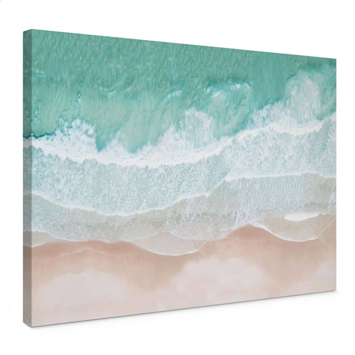 Leinwandbild Sanfte Wellen am Strand - Sisi & Seb - WA472650