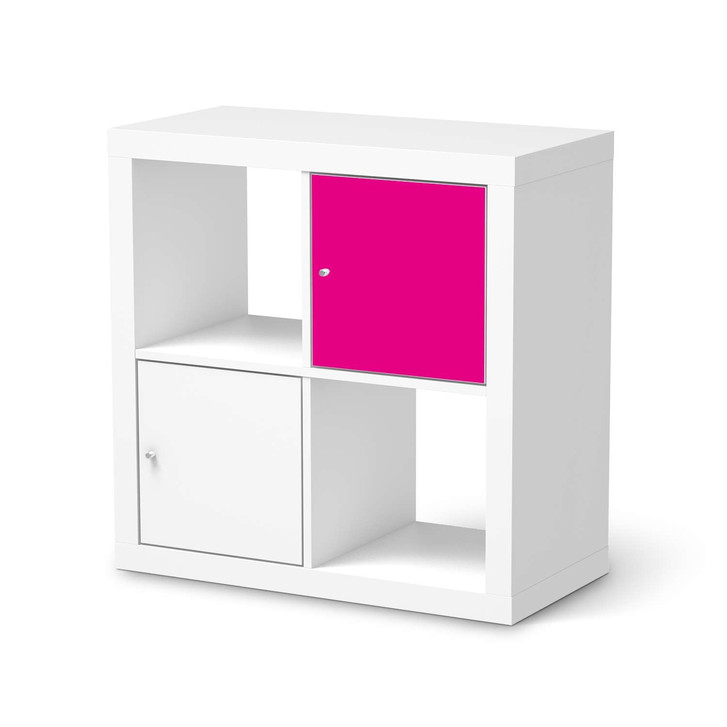 Möbelfolie IKEA Kallax Regal 1 Türe - Pink Dark - CR118334