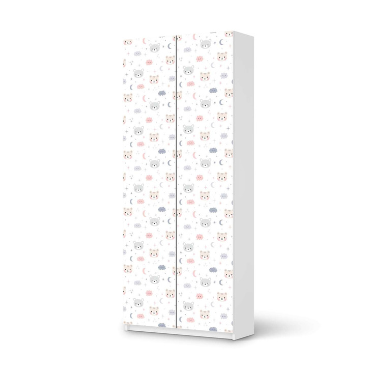 Möbelfolie IKEA Pax Schrank 236cm Höhe - 2 Türen - Sweet Dreams - CR116838