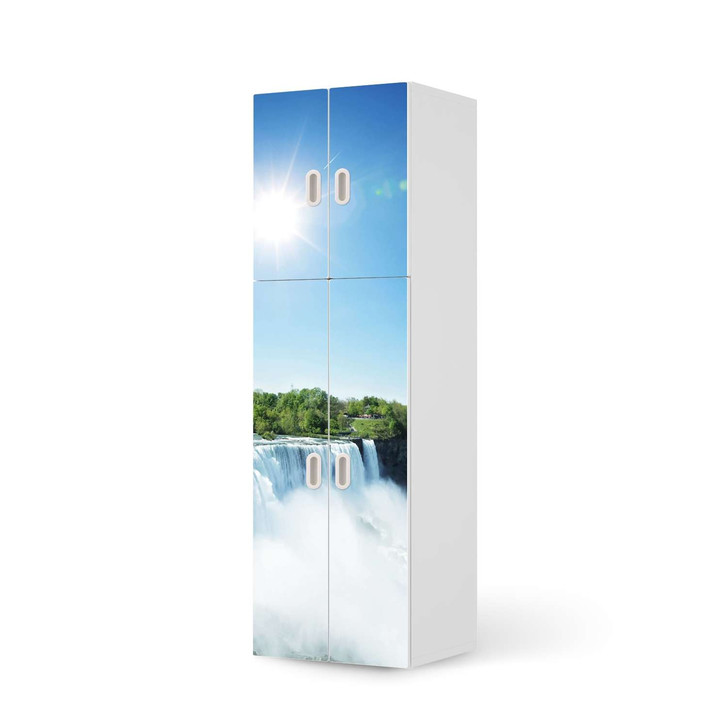 Möbelfolie IKEA Stuva / Fritids - 2 grosse und 2 kleine Türen - Niagara Falls - CR118765