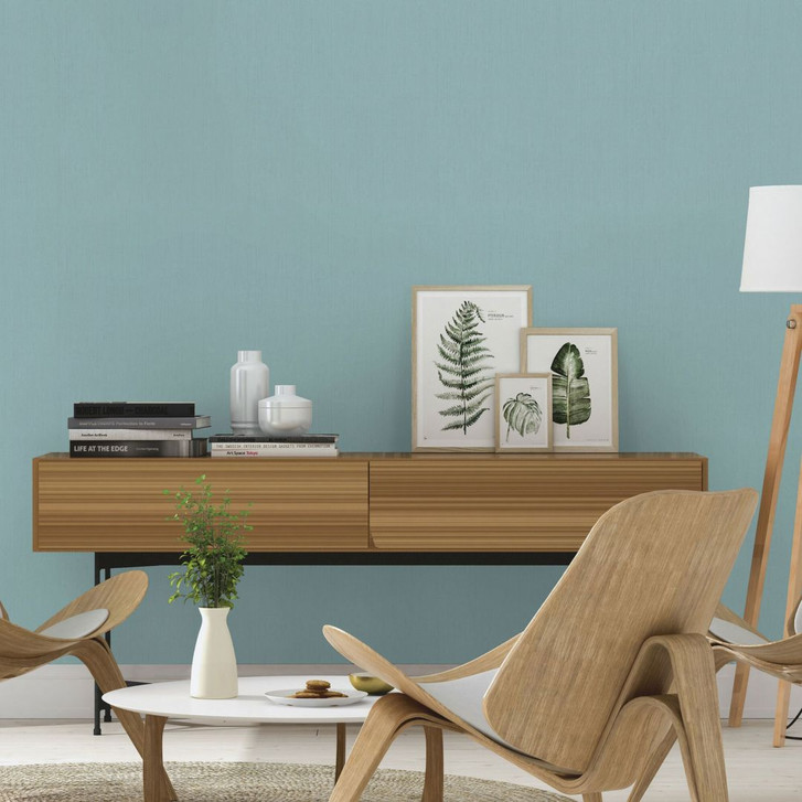 Rasch Vliestapete, Unitapete Indian Style hellblau - WA410103