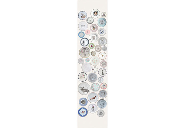 Rasch Wandbild Lazy Sunday 2016 Porzellanteller creme - WA387383