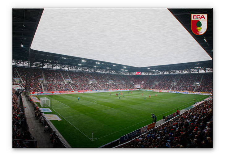 Alu-Dibond Bild FC Augsburg Stadion Innenansicht - WA112809
