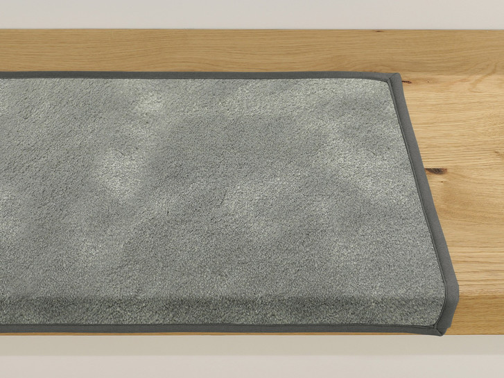 Emily Velours Stufenmatte Rechteckig Wunschmass in Dolphin - TS416512