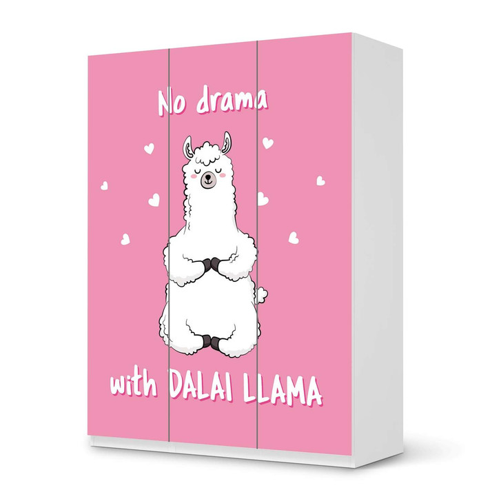Folie IKEA Pax Schrank 201cm Höhe - 3 Türen - Dalai Llama - CR105753