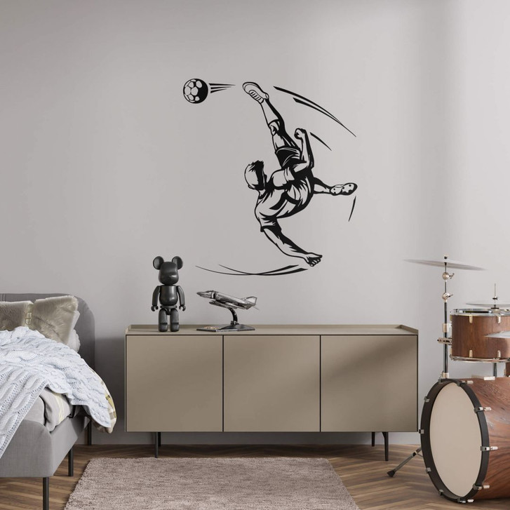 Fussballer Wandtattoo Fallrückzieher - WA391724