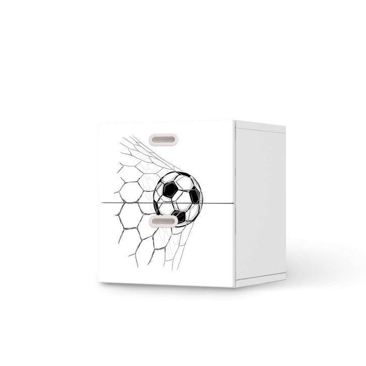 Klebefolie IKEA Stuva / Fritids Kommode - 2 Schubladen - Eingenetzt - CR110044