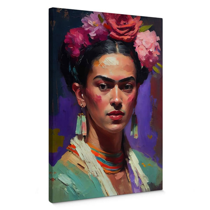 Leinwandbild Treechild - Portrait von Frida Kahlo - WA403640