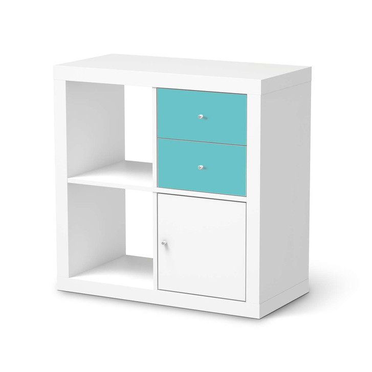 Möbelfolie IKEA IKEA Expedit Regal Schubladen - Türkisgrün Light - CR115159
