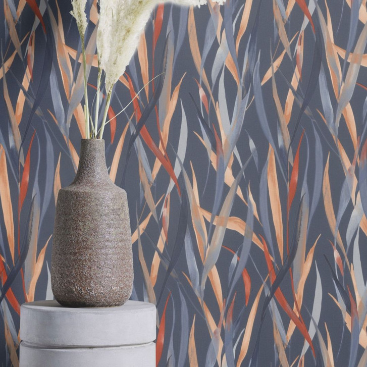 Pflanzentapete, Vliestapete Paraiso blau - WA428561