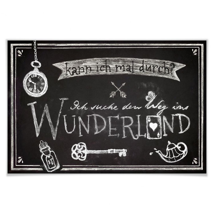 Poster Ich suche den Weg ins Wunderland - WA161769