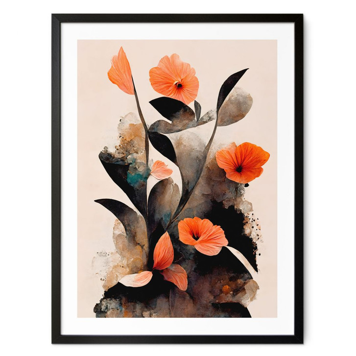 Poster Korallenrote Mohnblumen - Treechild - WA409069