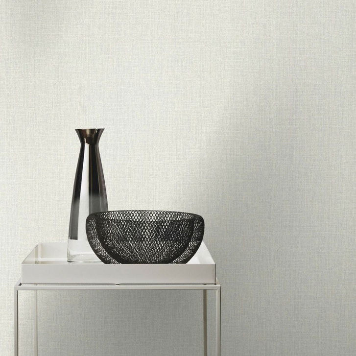 Rasch Vliestapete, Unitapete Welcome Home hellgrau - WA410043