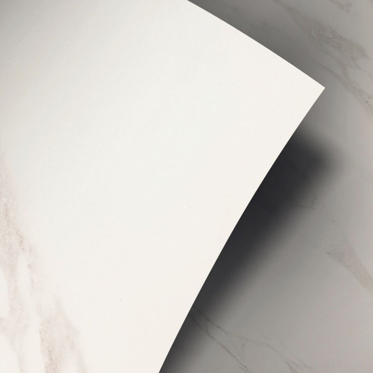 Klebefolie Marmor Optik, weiss-grau - Möbelfolie, Küchenrückwand, Badfolie, Fliesenaufkleber - WA384235