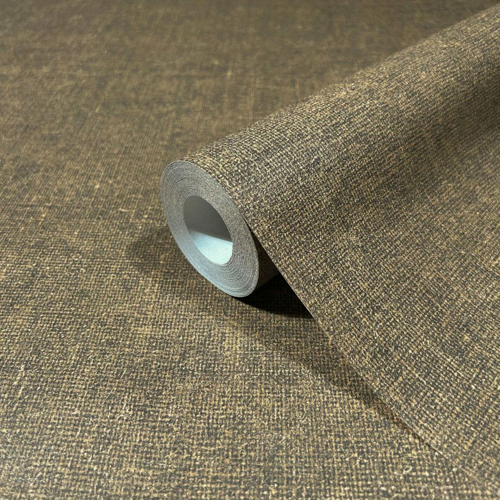 Vliestapete in moderner Struktur einfarbig braun Uni - WA445585