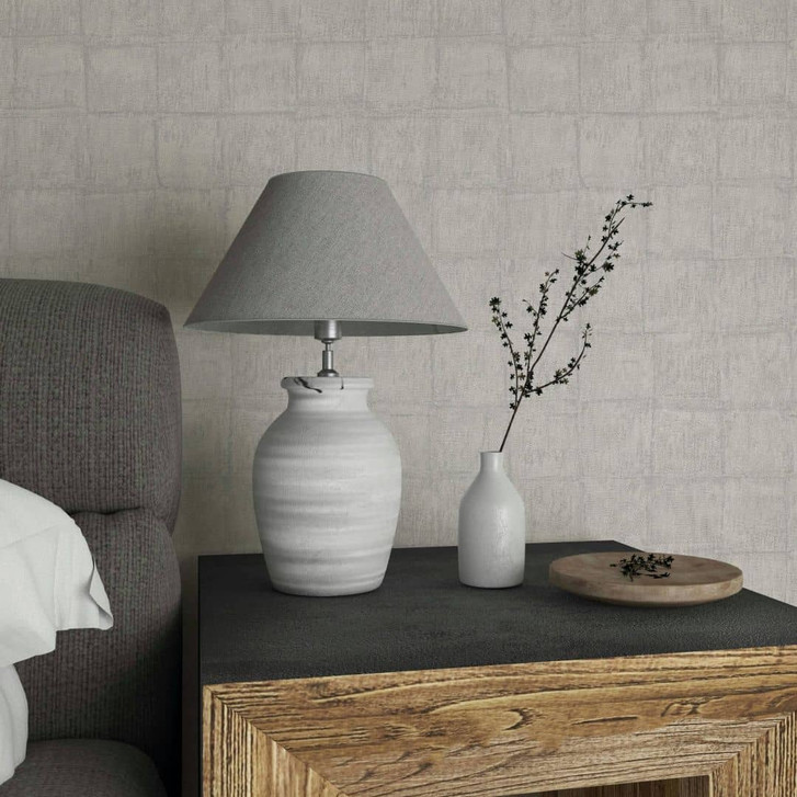 Vliestapete mit Rechtecken grau Grafisch - WA444857