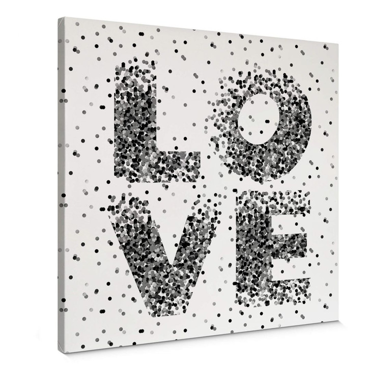 Leinwandbild Konfetti in Love - quadratisch - WA366891