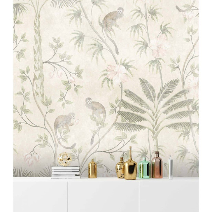 Livingwalls Fototapete Walls by Patel 3 Life In The Trees 2 grün, beige, braun - WA327951