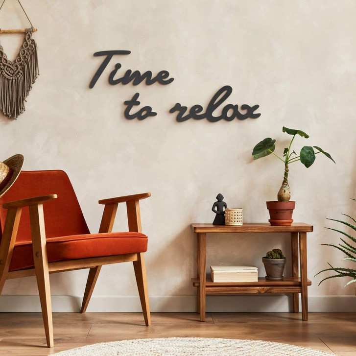 MDF - Holzdeko - Time to relax - WA348420