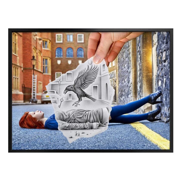 Poster Heine - Stift vs. Kamera - Der Adler - WA238765