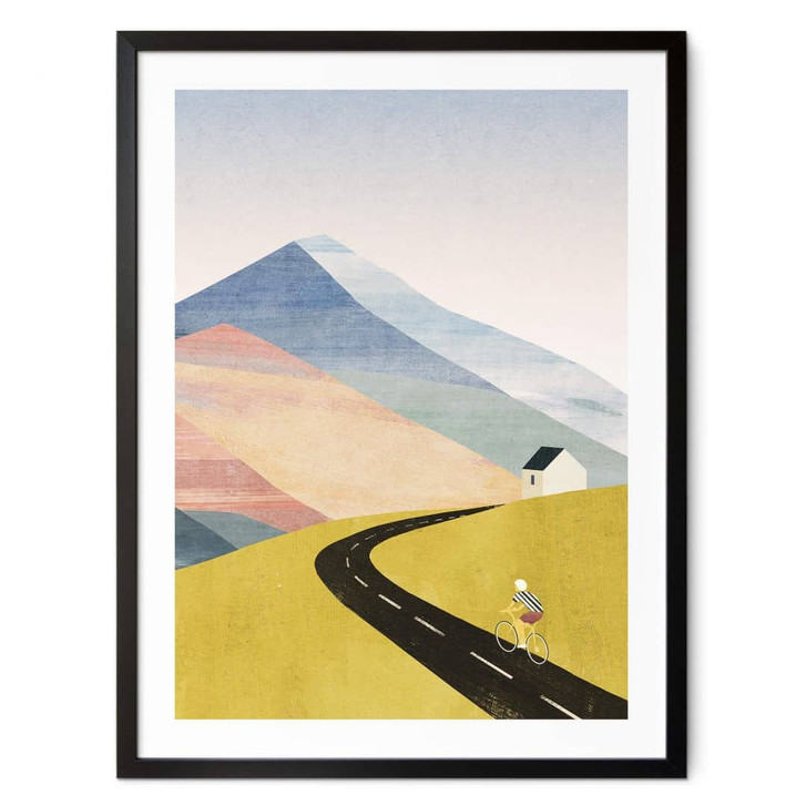 Poster Radler in den Bergen - Rivers - WA408291