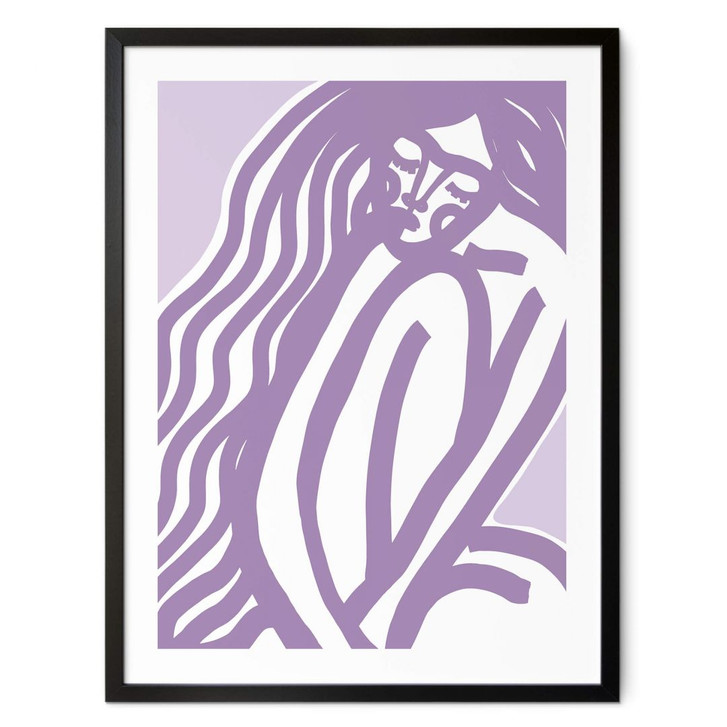 Poster Treechild - Die Schönheit der Stille in Lila - WA380638