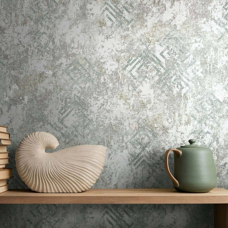 Vliestapete Betonoptik Grafisch Modern in Grau - WA472954