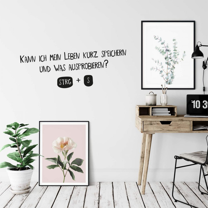 Wandtattoo Kann ich mein Leben kurz speichern... - WA213114