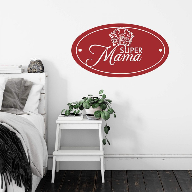 Wandtattoo Prinzessin Super-Mama - WA217366