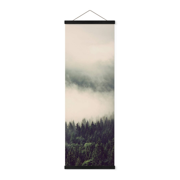 Stoffbild Natur - Nebel im Wald - Panorama - WA412116