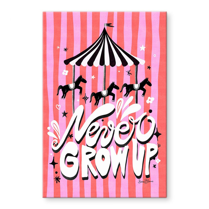 Acrylglasbild Kinderkarussell - Never grow up - Bloom - WA392737