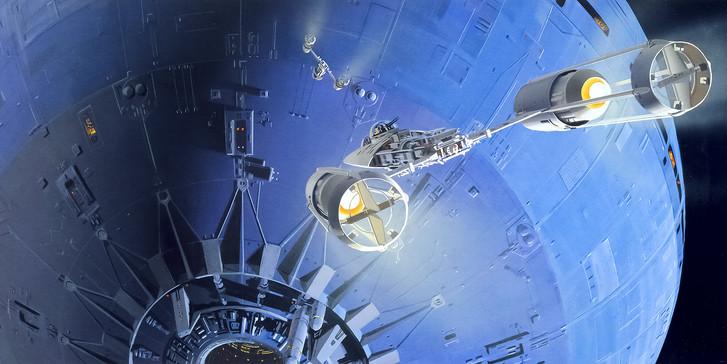 Digitaldrucktapete Star Wars Classic RMQ Death Star Assault - KODX10-049